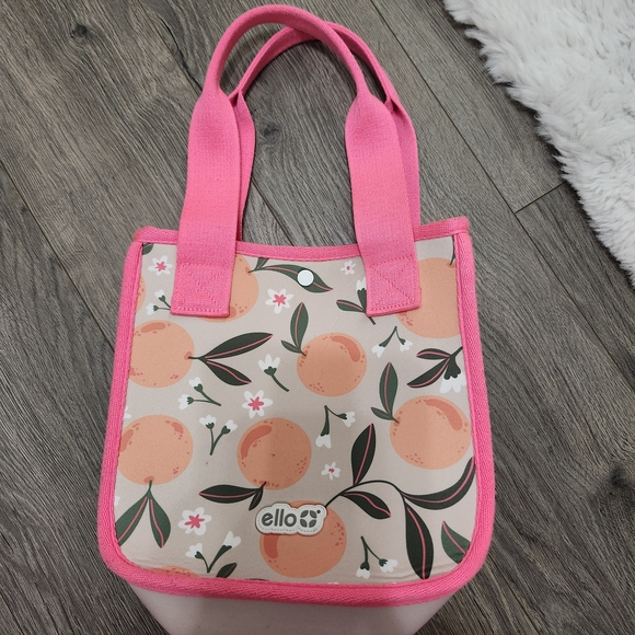 Ello Peach and Pink Tote Bag - Picture 1 of 6
